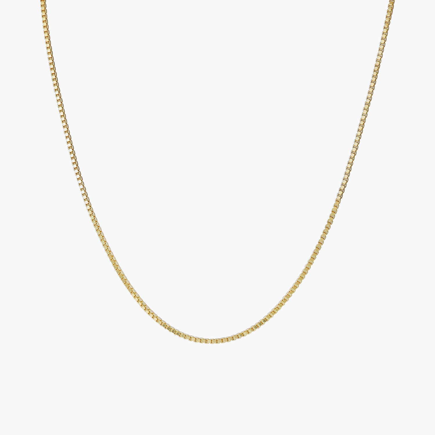 1.5mm Women's Box Chain Necklace